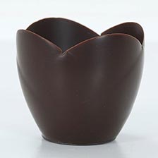 Dark Chocolate Tulip Cup - 3 Inch