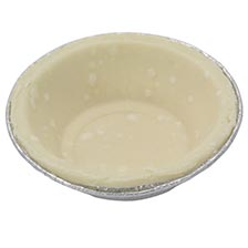 Deep-Dish Pastry Shell - 3.75 Inch, Unsweetened, Raw