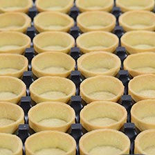 Mini Round Sweet Tartelettes - Butter 1.5"