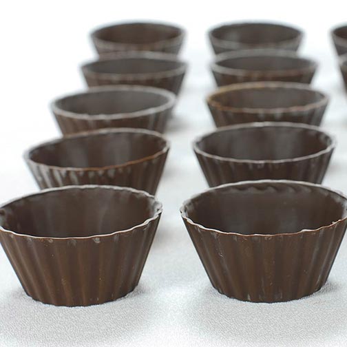 Dark Victoria Chocolate Cup - 2.5 Inch