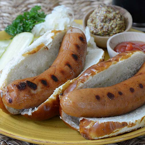 Kasekrainer - Swiss Cheese Infused Sausage