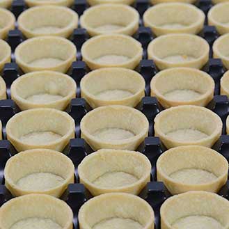 1.3" Mini Round Savory / Unsweetened Tartelettes - Butter
