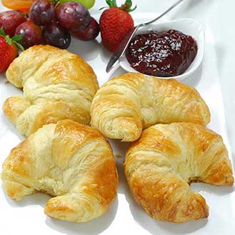 Croissants - 100% Butter / Curved (Frozen / Pre-Proof) - 3.5 oz