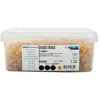 Cubed - Candied Orange Peel (Special Order)