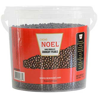 Noel Dark Chocolate Crunchy Pearls