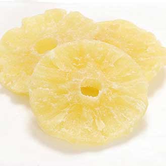 Pineapple Rings, Dried
