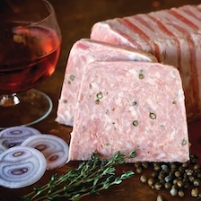 Green Peppercorn Pate wrapped in Pancetta