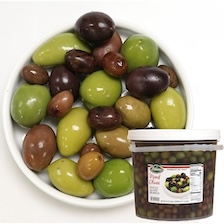 Italian Olive Mix with Pits (Gaeta, Castelvetrano, Leccino, Picholine)