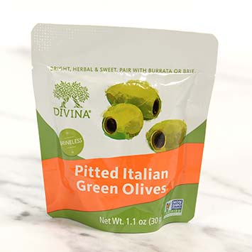 Pitted Green Olive Pouch