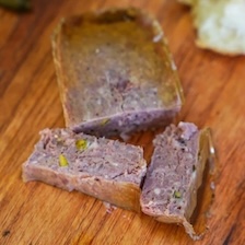 Pork and Pistachio Pate with Brandy