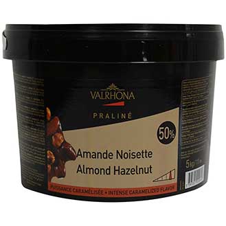 50% Praline Almond / Hazelnut Paste - 50%