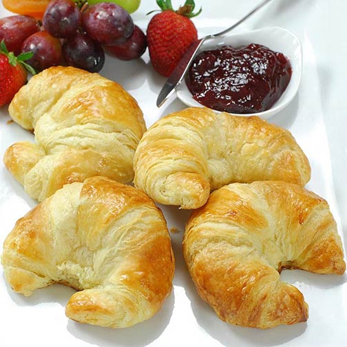 Croissants - 100% Butter / Curved (Frozen / Pre-Proof) - 3.5 oz Photo [1]