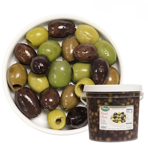 Pitted Italian Olive Mix (Gaeta, Castelvetrano, Leccino, Picholine) Photo [1]