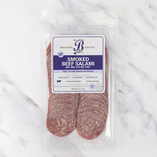Presliced Smoked Beef Salami Photo [1]