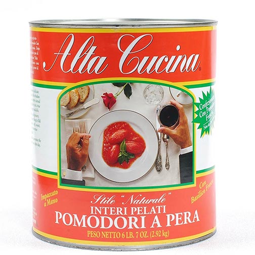 Whole Plum Tomatoes with Basil Photo [1]